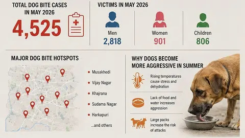 More than 4,500 dog bites reported in a single month