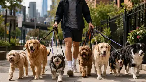 Engineer turned dog walker earns over Rs 5 lakh a month in New York