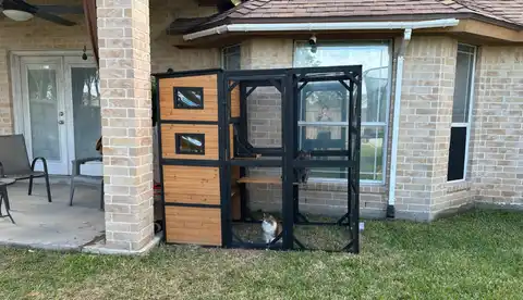 Four-tier catio discounted 39% on Amazon