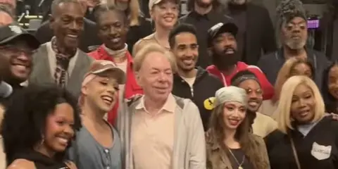 Andrew Lloyd Webber visits Cats: The Jellicle Ball