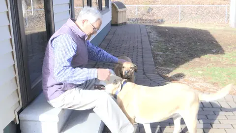 After two years in a shelter, one dog finally gets a home